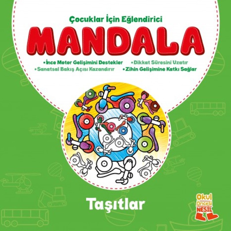 Çocuklar İçin Eğlendirici Mandala Çocuklar İçin Eğlendirici Mandala