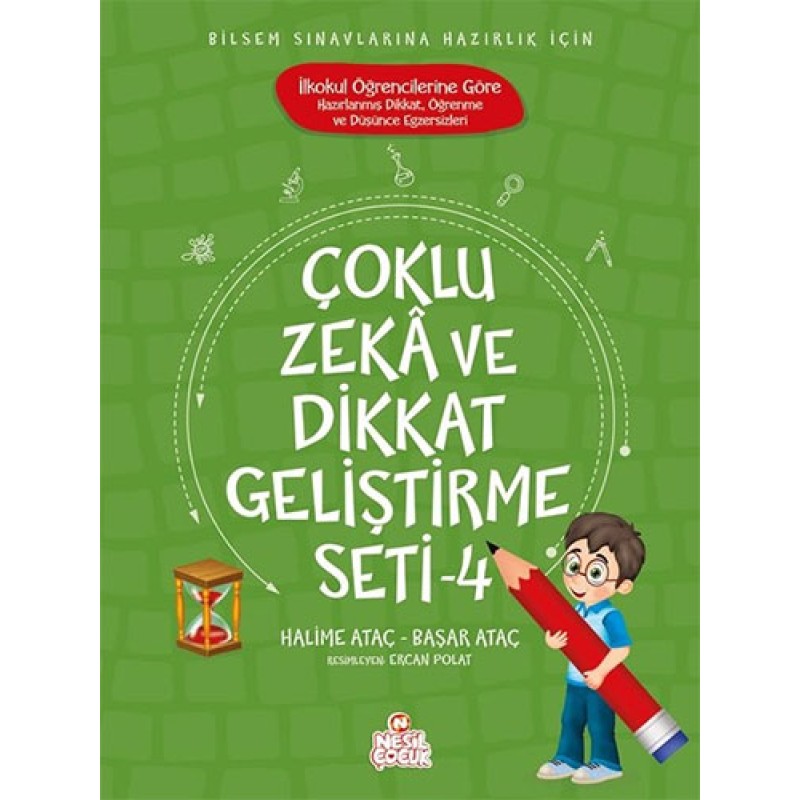 Çoklu Zeka ve Dikkat Geliştirme Seti - 4 Çoklu Zeka ve Dikkat Geliştirme Seti - 4