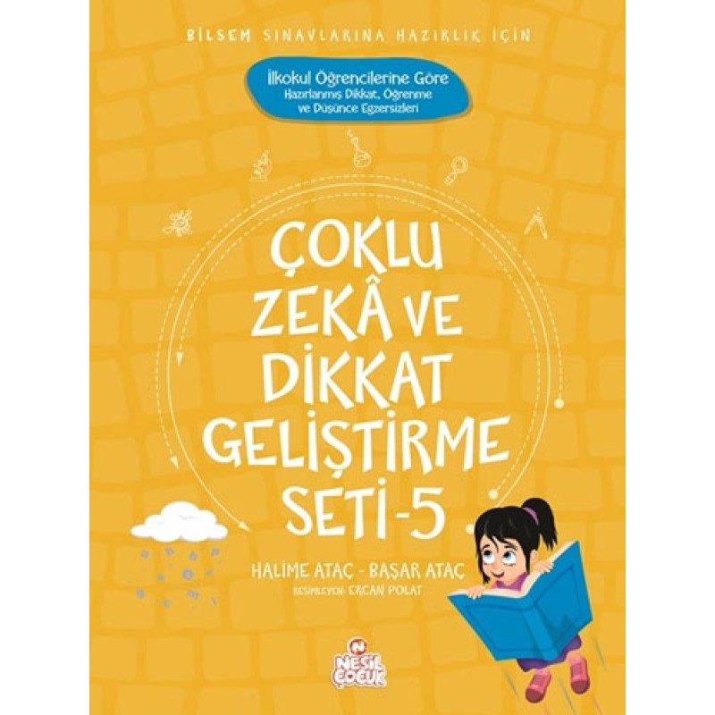 Çoklu Zeka ve Dikkat Geliştirme Seti - 5 Çoklu Zeka ve Dikkat Geliştirme Seti - 5