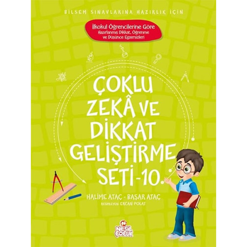 Çoklu Zeka ve Dikkat Geliştirme Seti-10 Çoklu Zeka ve Dikkat Geliştirme Seti-10