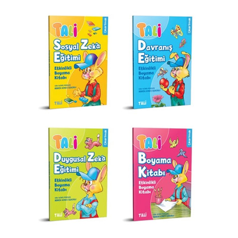 Tali Etkinlikli Boyama Seti - 4 Kitap Takım Tali Etkinlikli Boyama Seti - 4 Kitap Takım