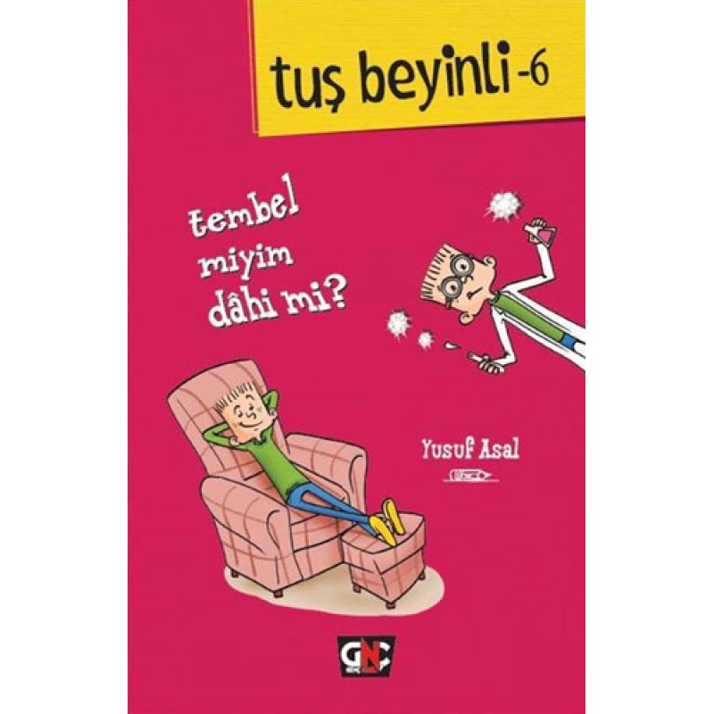 Tuş Beyinli 6 - Tembel miyim? Dahi mi? (Ciltli) Tuş Beyinli 6 - Tembel miyim? Dahi mi? (Ciltli)