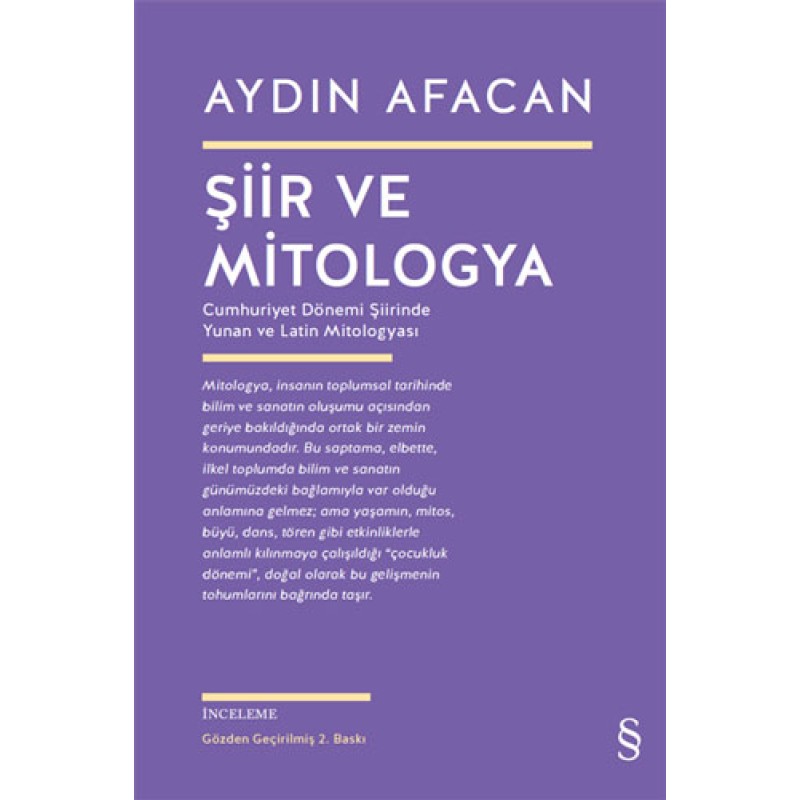 Şiir ve Mitologya Şiir ve Mitologya