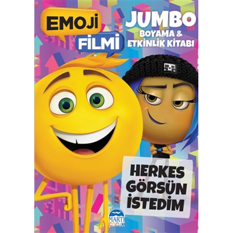 Emoji Filmi - Jumbo Boyama ve Etkinlik Kitabı Emoji Filmi - Jumbo Boyama ve Etkinlik Kitabı