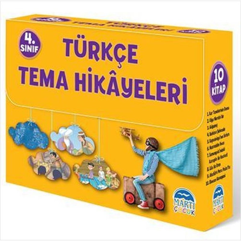 4. Sınıf Türkçe Tema Hikayeleri - 10 Kitap Takım 4. Sınıf Türkçe Tema Hikayeleri - 10 Kitap Takım