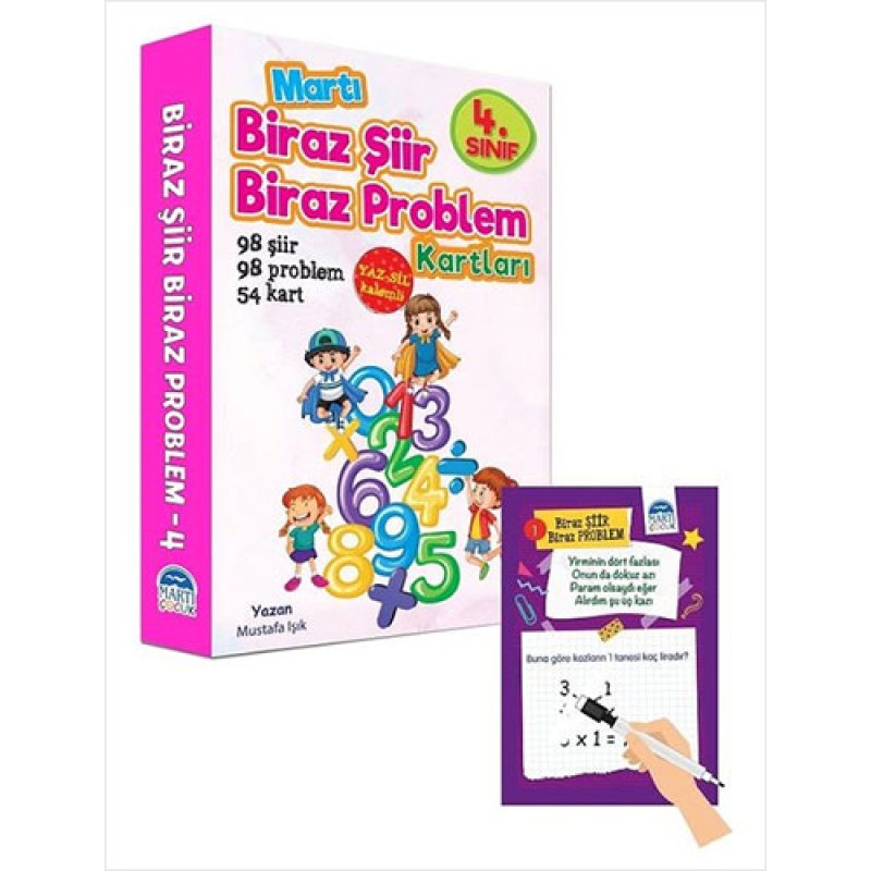 4. Sınıf Biraz Şiir Biraz Problem Kartları