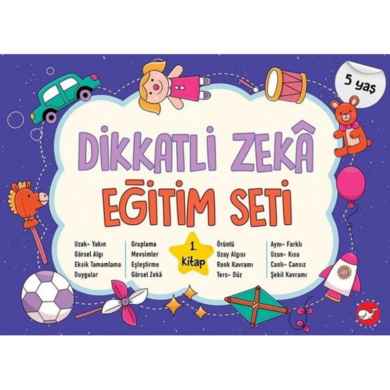 Dikkatli Zeka Eğitim 1. Kitap - 5 Yaş