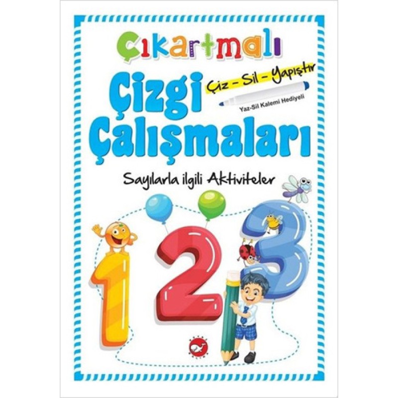 Çıkartmalı Çizgi Çalışmaları - Sayılarla İlgili Aktiviteler Çıkartmalı Çizgi Çalışmaları - Sayılarla İlgili Aktiviteler