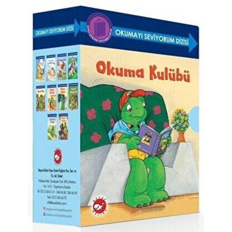 Okuma Kulübü - Okumayı Seviyorum Dizisi 10 Kitap Kutulu Set Okuma Kulübü - Okumayı Seviyorum Dizisi 10 Kitap Kutulu Set