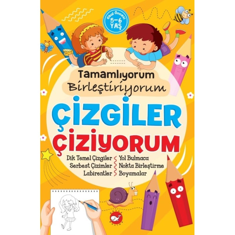 Tamamlıyorum Birleştiriyorum - Çizgiler Çiziyorum Tamamlıyorum Birleştiriyorum - Çizgiler Çiziyorum