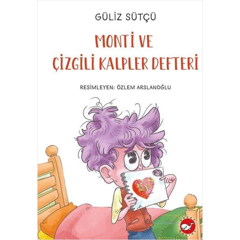 Monti ve Çizgili Kalpler Defteri Monti ve Çizgili Kalpler Defteri