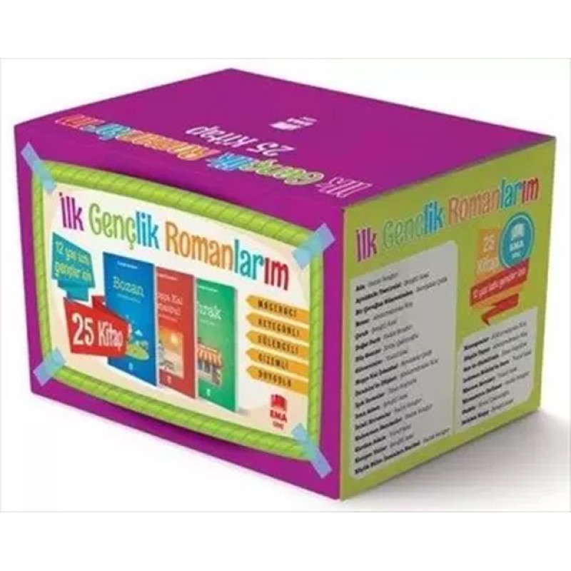 İlk Gençlik Romanlarım Seti - 25 Kitap Takım İlk Gençlik Romanlarım Seti - 25 Kitap Takım