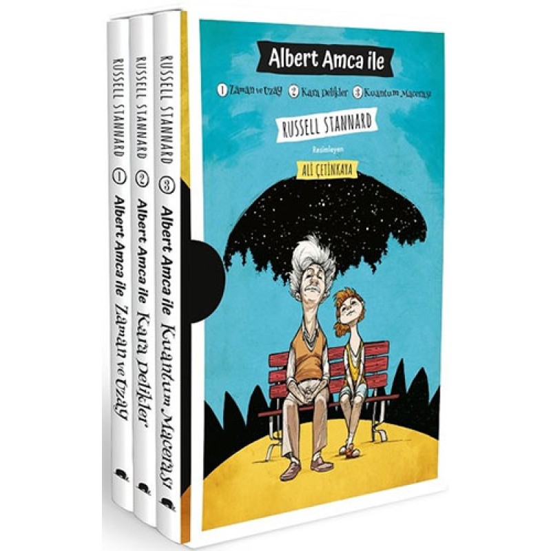 Albert Amca İle: Zaman ve Uzay - Kara Delikler - Kuantum Macerası Seti - 3 Kitap Takım Albert Amca İle: Zaman ve Uzay - Kara Delikler - Kuantum Macerası Seti - 3 Kitap Takım