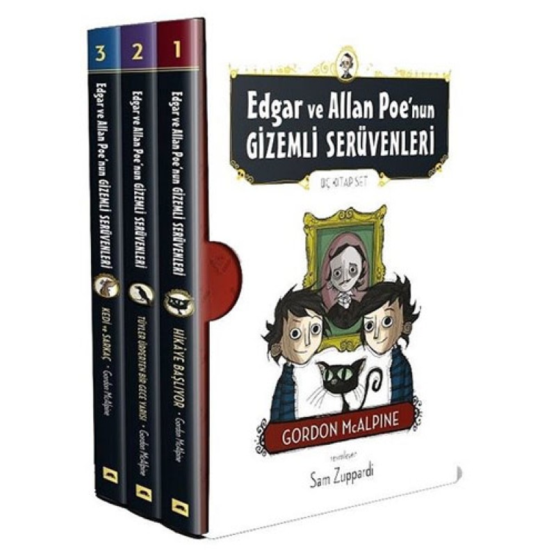 Edgar ve Allan Poe'nun Gizemli Serüvenleri Seti-3 Kitap Takım-Özel Kutulu Edgar ve Allan Poe'nun Gizemli Serüvenleri Seti-3 Kitap Takım-Özel Kutulu