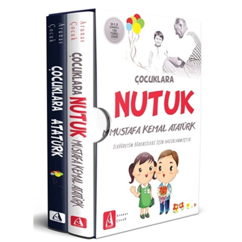 Çocuklar İçin Atatürk Seti - 2 Kitap Takım Kutulu Çocuklar İçin Atatürk Seti - 2 Kitap Takım Kutulu