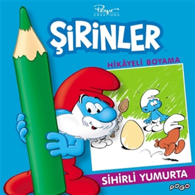 Şirinler - Sihirli Yumurta Hikayeli Boyama Şirinler - Sihirli Yumurta Hikayeli Boyama
