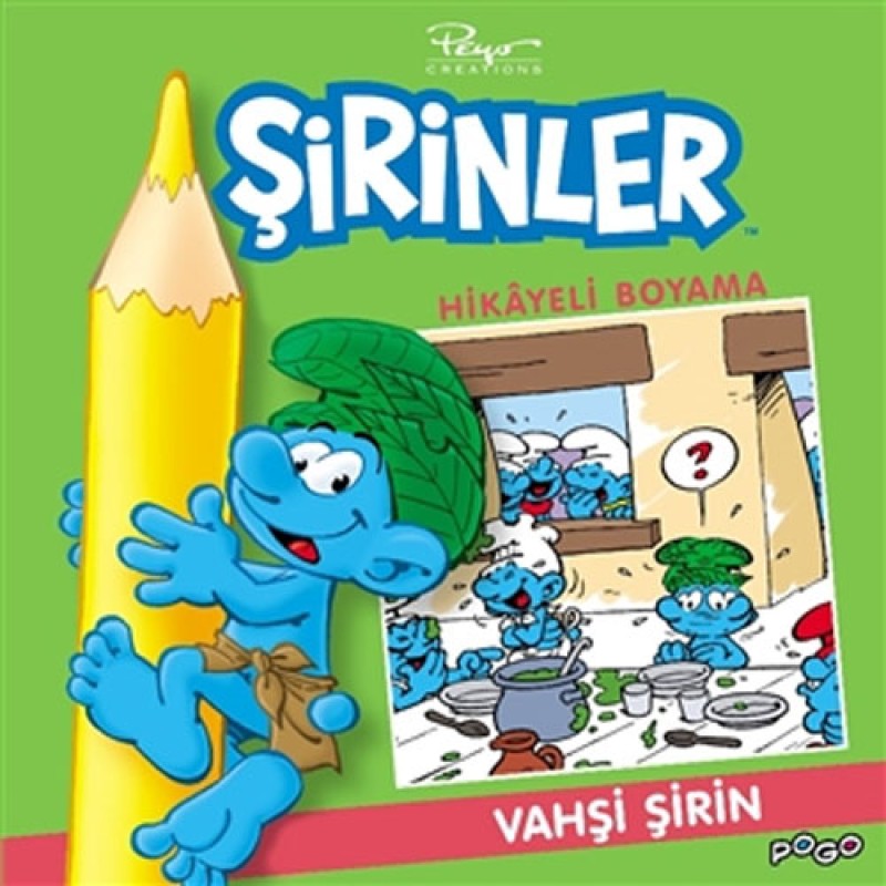 Şirinler - Vahşi Şirin Hikayeli Boyama Şirinler - Vahşi Şirin Hikayeli Boyama
