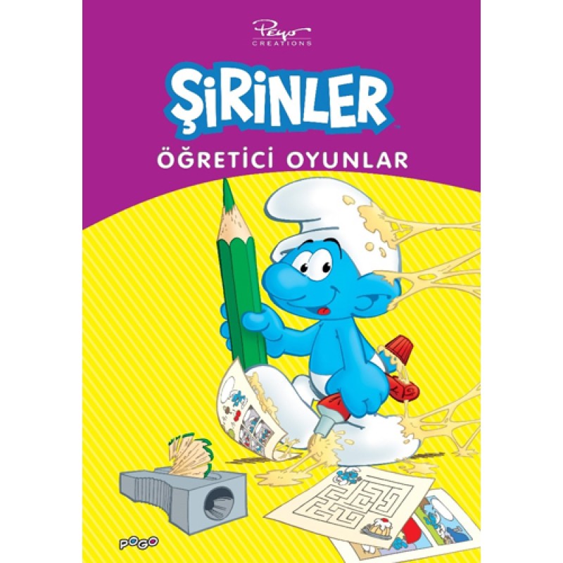Şirinler - Öğretici Boyama Kitabı Şirinler - Öğretici Boyama Kitabı