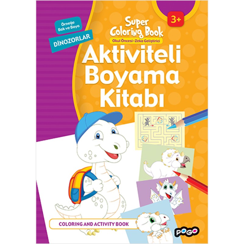Aktiviteli Boyama Kitabı - Dinozorlar Aktiviteli Boyama Kitabı - Dinozorlar