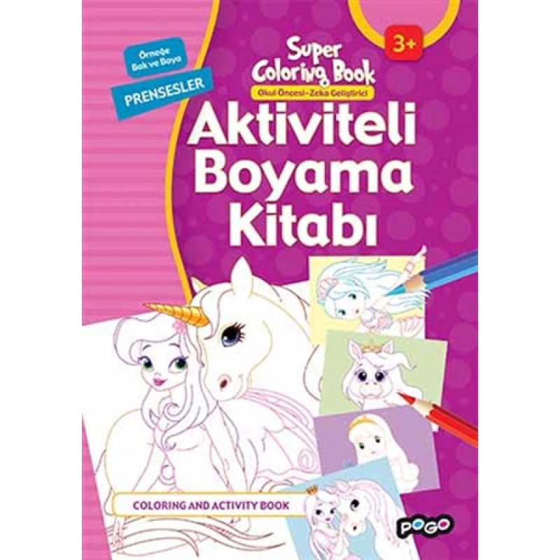 Aktiviteli Boyama Kitabı - Prensesler Aktiviteli Boyama Kitabı - Prensesler