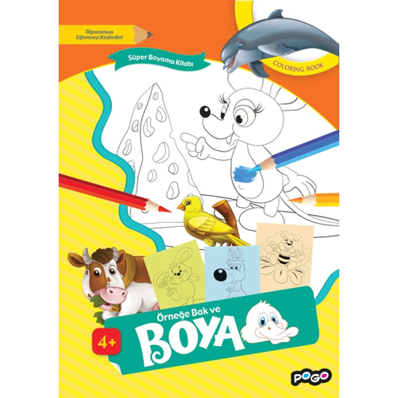 Örneğe Bak ve Boya - Sarı Örneğe Bak ve Boya - Sarı