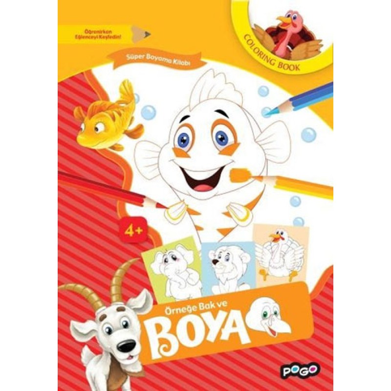 Süper Boyama Kitabı - Turuncu Süper Boyama Kitabı - Turuncu