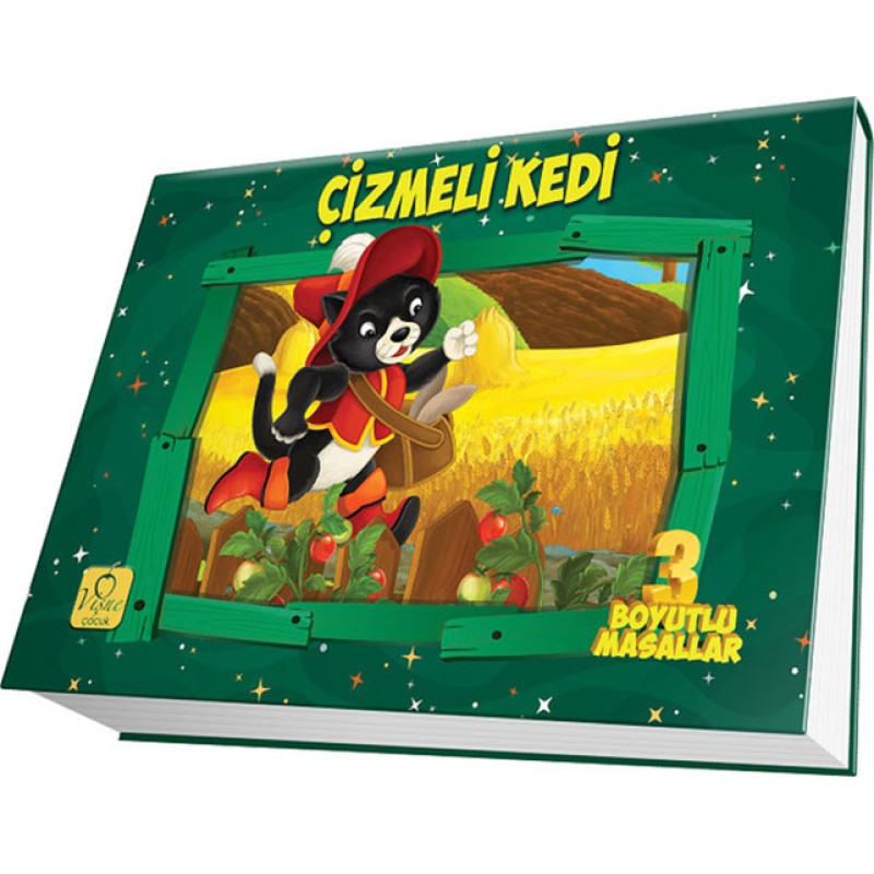Üç Boyutlu Masallar : Çizmeli Kedi (Ciltli) Üç Boyutlu Masallar : Çizmeli Kedi (Ciltli)