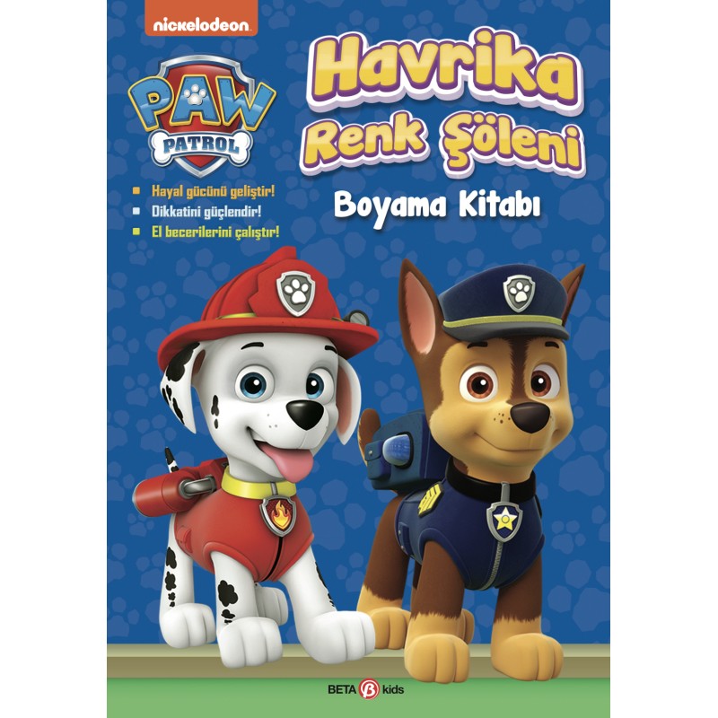 Paw Patrol - Havrika Renk Şöleni Boyama Kitabı Paw Patrol - Havrika Renk Şöleni Boyama Kitabı
