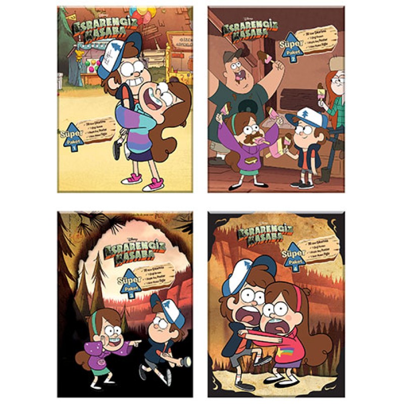 Disney Esrarengiz Kasaba Süper Paket Seti - 4 Kitap Takım Disney Esrarengiz Kasaba Süper Paket Seti - 4 Kitap Takım