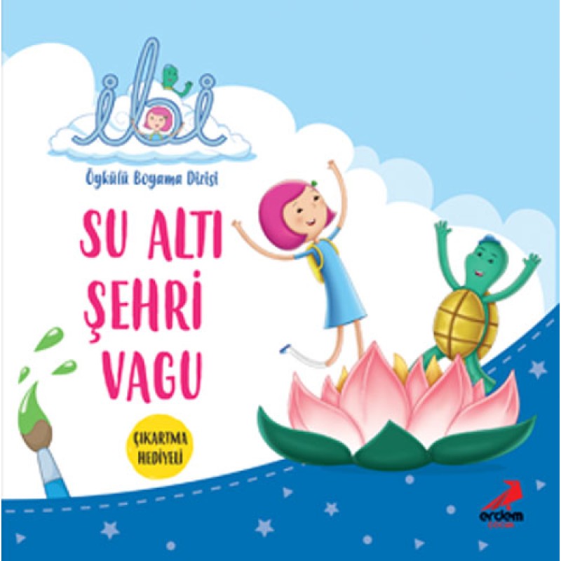 İbi Öykülü Boyama Dizisi - Su Altı Şehri Vagu İbi Öykülü Boyama Dizisi - Su Altı Şehri Vagu