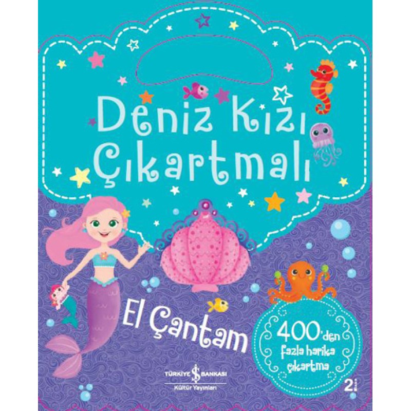 Deniz Kızı Çıkartmalı El Çantam Deniz Kızı Çıkartmalı El Çantam