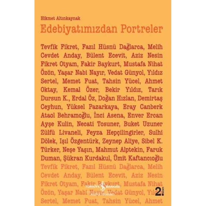 Edebiyatımızdan Portreler Edebiyatımızdan Portreler