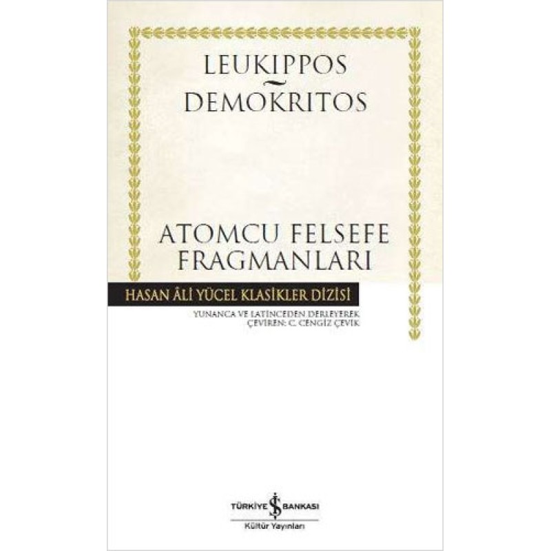 Atomcu Felsefe Fragmanları (Ciltli)