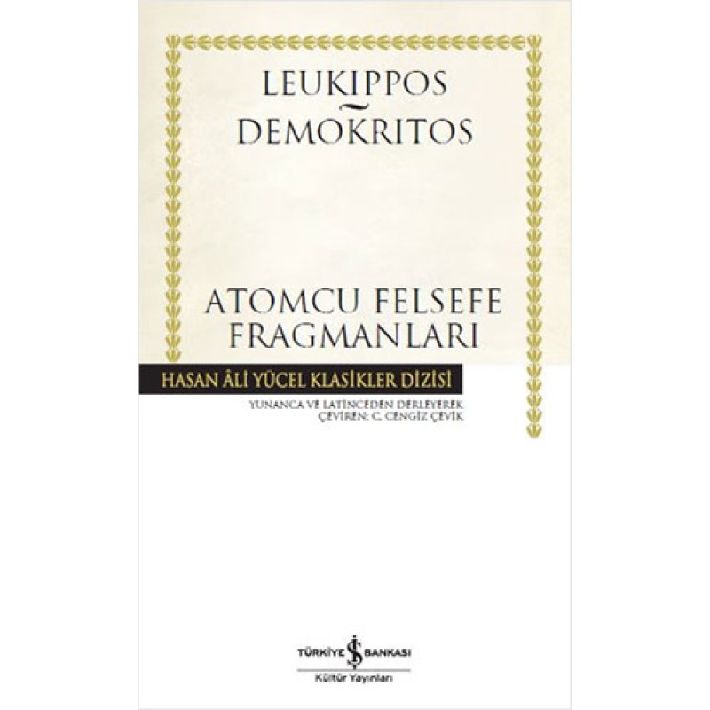 Atomcu Felsefe Fragmanları Atomcu Felsefe Fragmanları