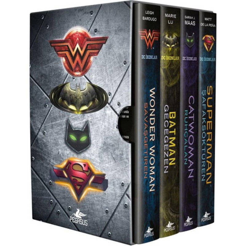DC İkonlar Serisi Kutulu Özel Set - 4 Kitap Takım (Ciltli) DC İkonlar Serisi Kutulu Özel Set - 4 Kitap Takım (Ciltli)