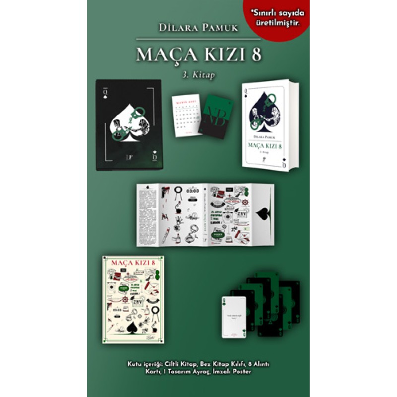 Maça Kızı 8 - 3. Kitap (Ciltli - Kutulu Set) Maça Kızı 8 - 3. Kitap (Ciltli - Kutulu Set)