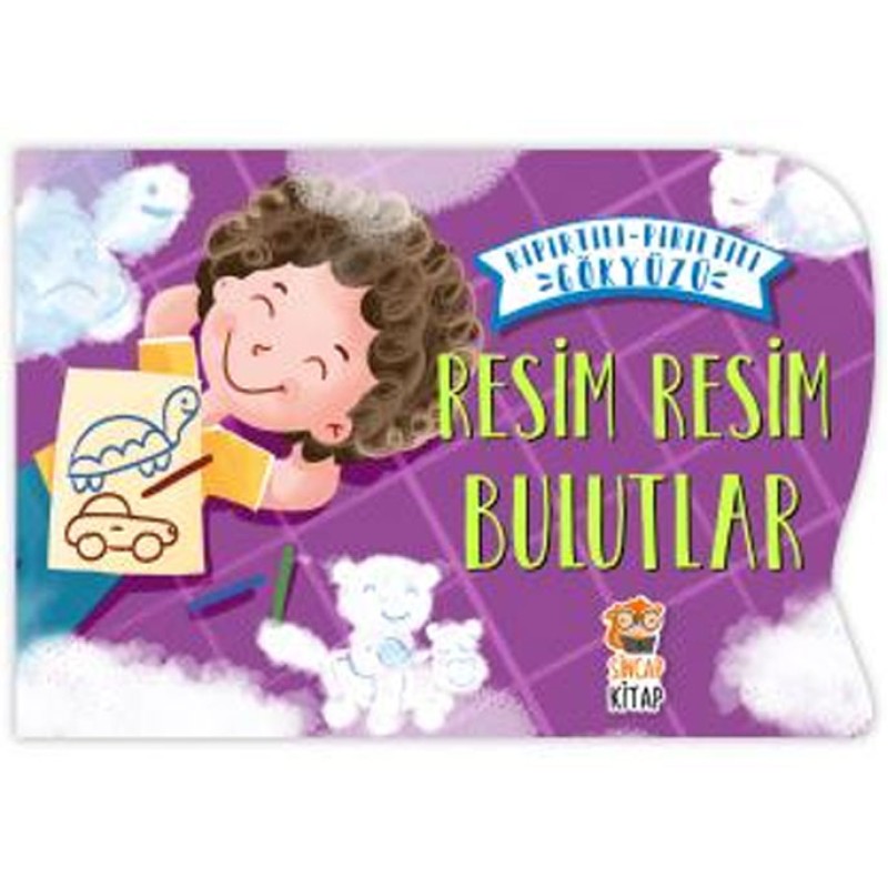 Kıpırtılı Pırıltılı Gökyüzü - Resim Resim Bulutlar (Ciltli)