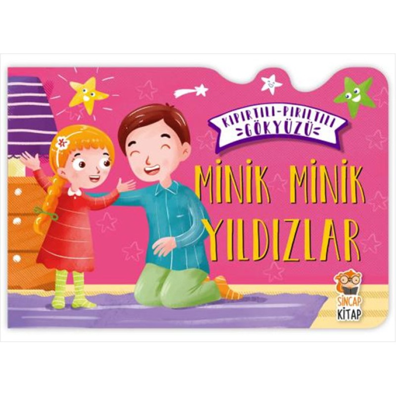 Kıpırtılı Pırıltılı Gökyüzü - Minik Minik Yıldızlar (Ciltli)