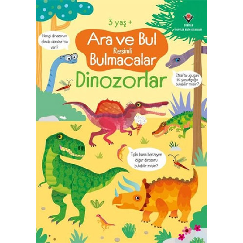 Ara ve Bul Resimli Bulmacalar - Dinozorlar