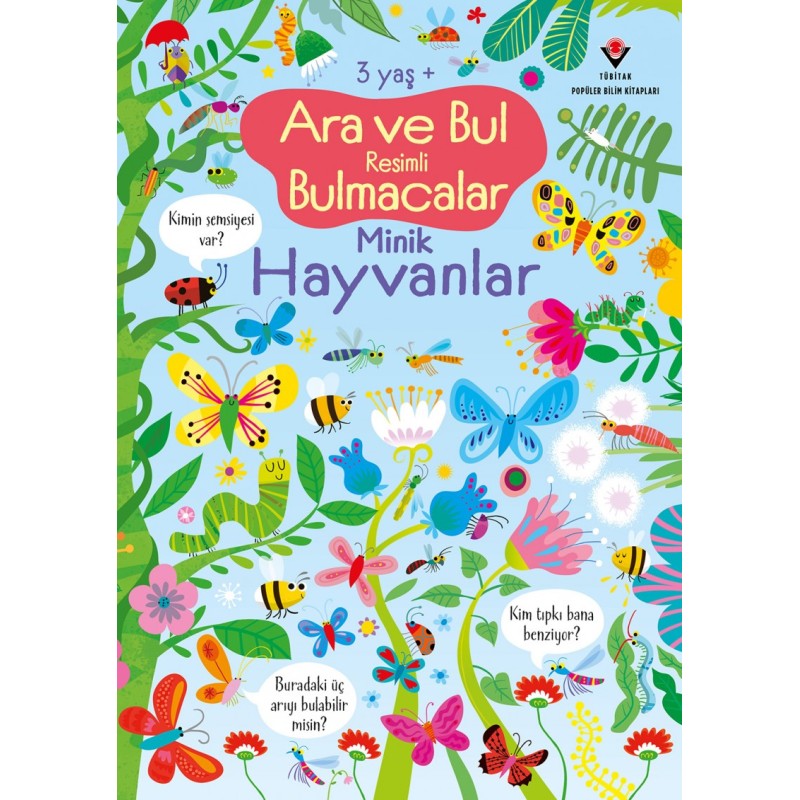 Ara ve Bul Resimli Bulmacalar - Minik Hayvanlar