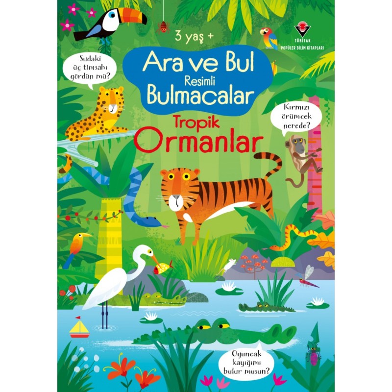 Ara ve Bul Resimli Bulmacalar - Tropik Ormanlar