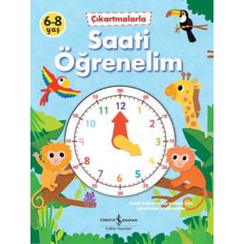 Çıkartmalarla Saati Öğrenelim Çıkartmalarla Saati Öğrenelim