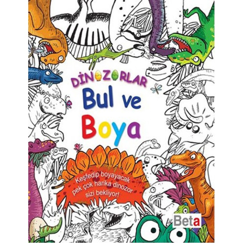 Dinozorlar - Bul ve Boya