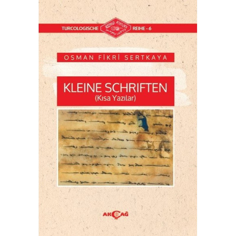 Kleine Schriften (Kısa Yazılar) Kleine Schriften (Kısa Yazılar)