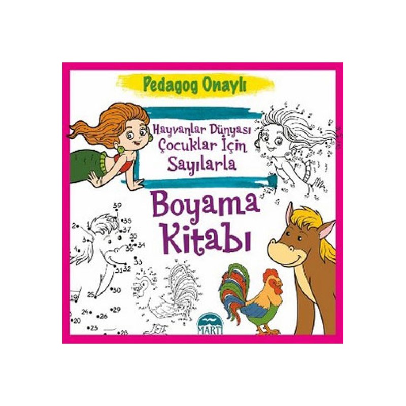 Hayvanlar Dünyası Çocuklar İçin Sayılarla Boyama Kitabı Hayvanlar Dünyası Çocuklar İçin Sayılarla Boyama Kitabı