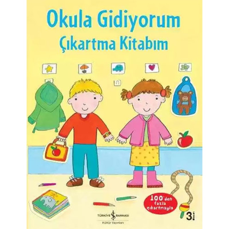 Okula Gidiyorum Çıkartma Kitabım