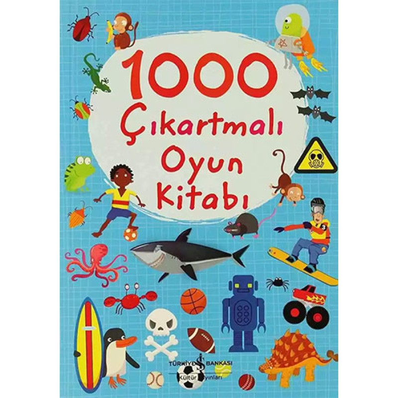 1000 Çıkartmalı Oyun Kitabı