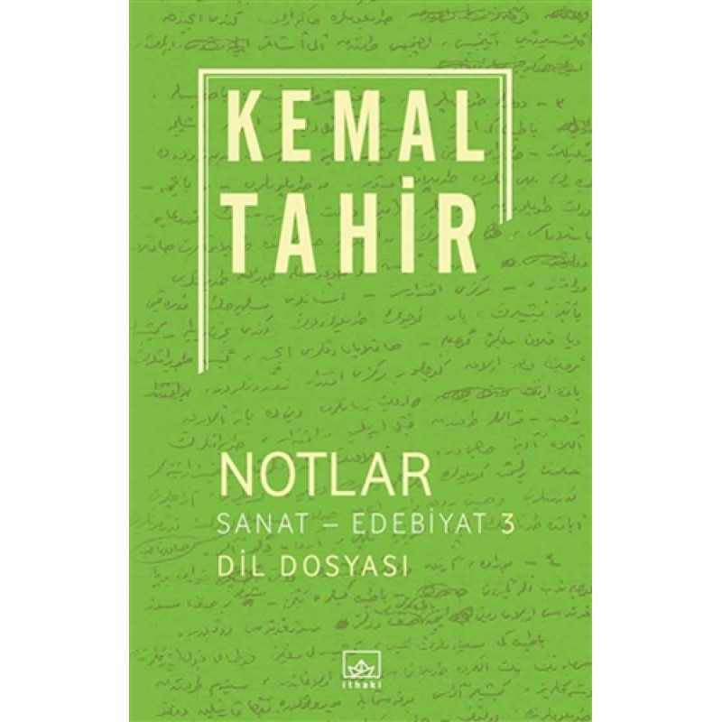 Notlar / Sanat-Edebiyat 3 Notlar / Sanat-Edebiyat 3