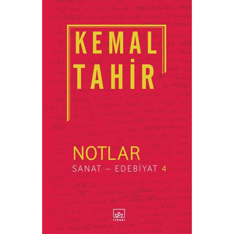 Notlar / Sanat - Edebiyat 4 Notlar / Sanat - Edebiyat 4