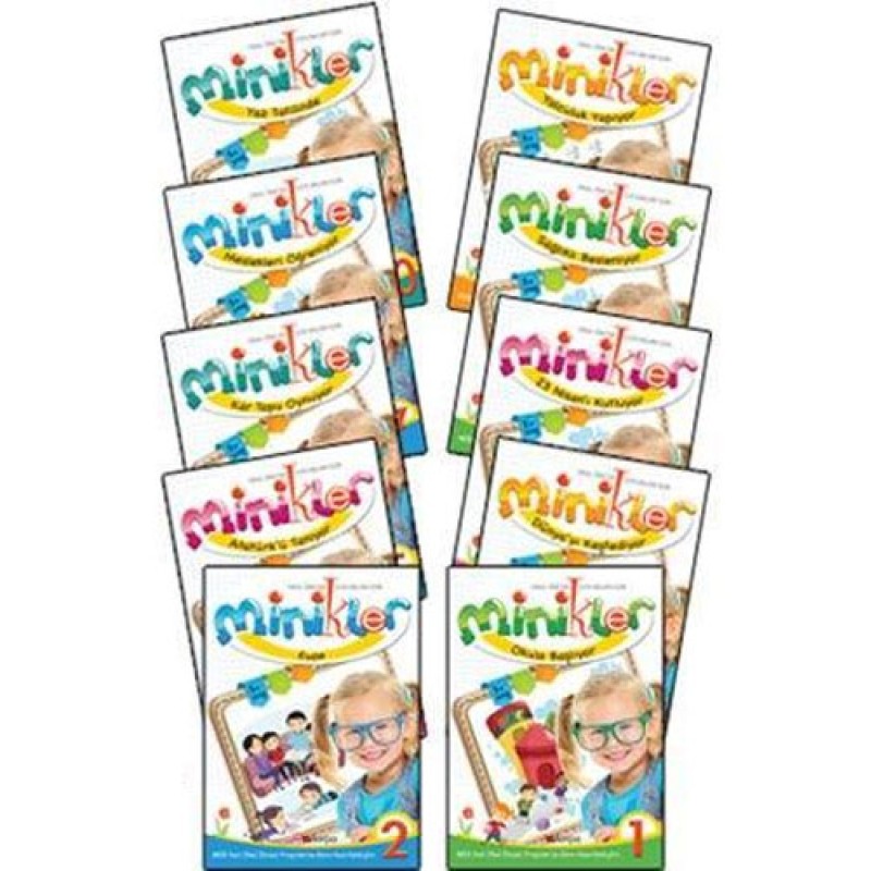 Minikler Çoklu Zeka Eğitim Seti - 10 Kitap Takım Minikler Çoklu Zeka Eğitim Seti - 10 Kitap Takım